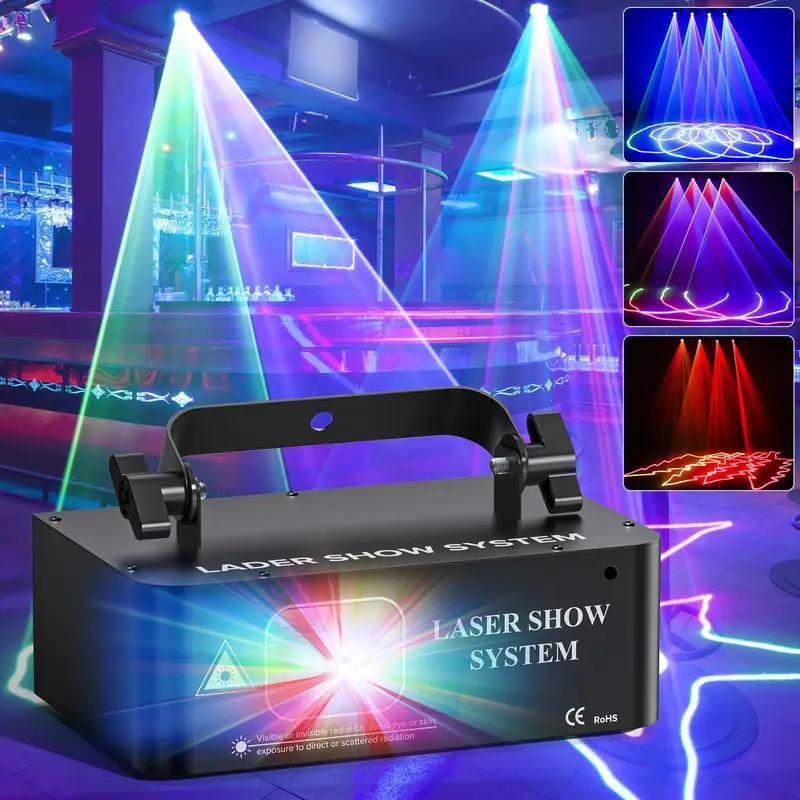Industrial Laser Projector - Projecteur d'animation DMX512 couleur, lumière de