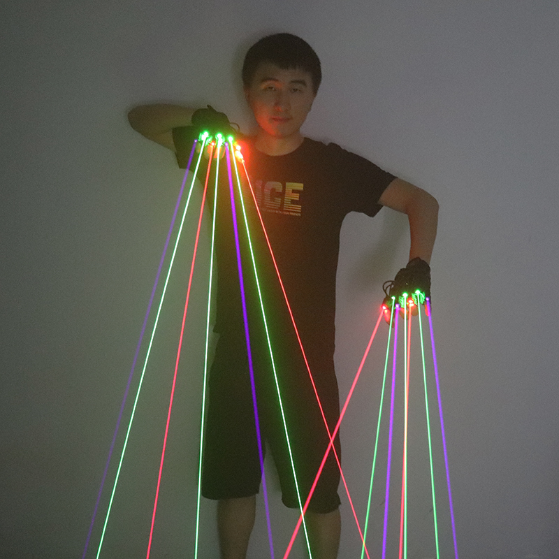 Industrial Laser Projector - Gants Laser vert rouge bleu avec