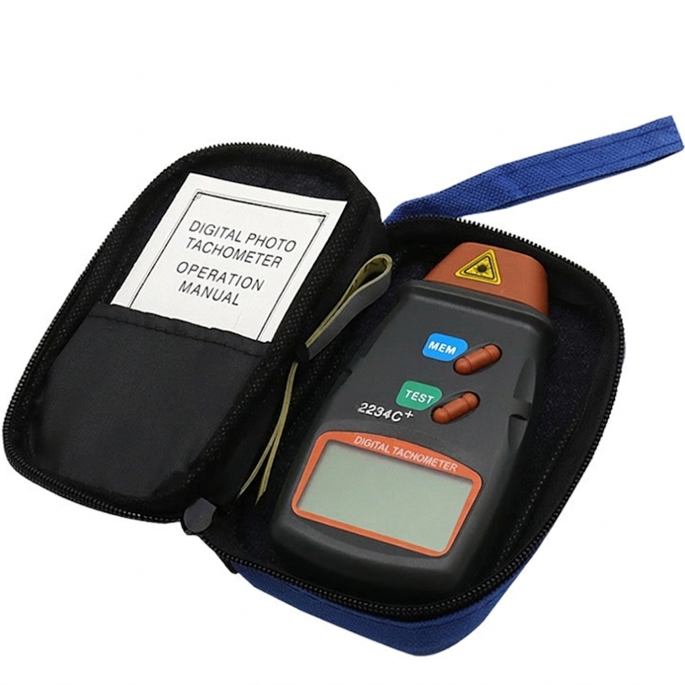 Industrial Laser Tachometer - Tachymètre laser numérique sans contact, compteur