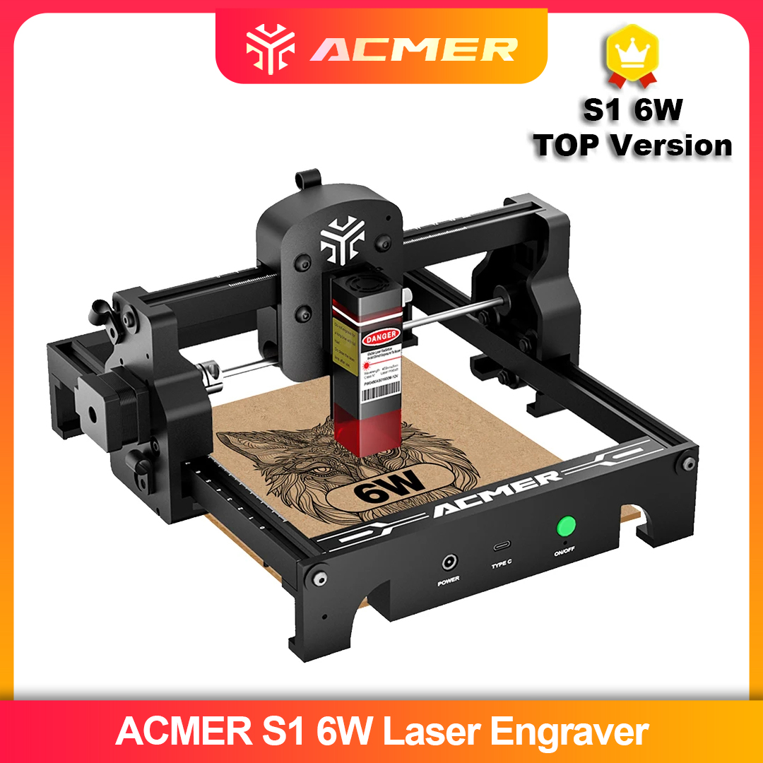 Industrial Laser Solutions - ACMER S1 2.5/3.5/6W Laser graveur Machine