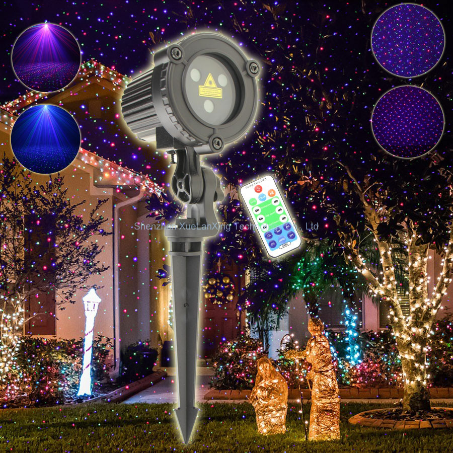 Industrial Laser Projector - ESHINY RG/RGB Laser jardin lumière mobile