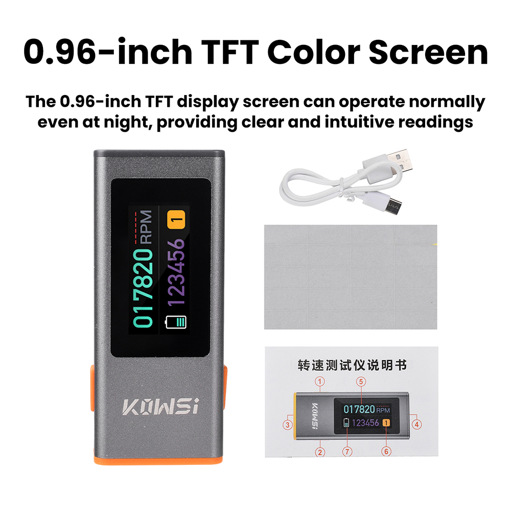 Tachymètre infrarouge TFT de 0 - Industrial Laser Tachometer avis et prix