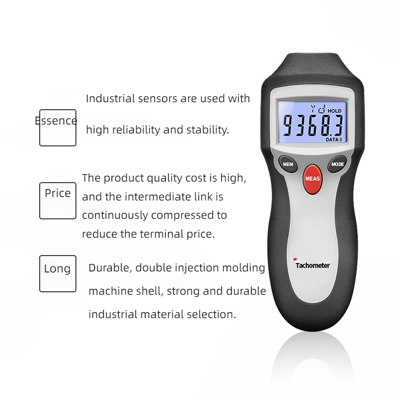 Tachymètre numérique portatif  - Industrial Laser Tachometer avis et prix