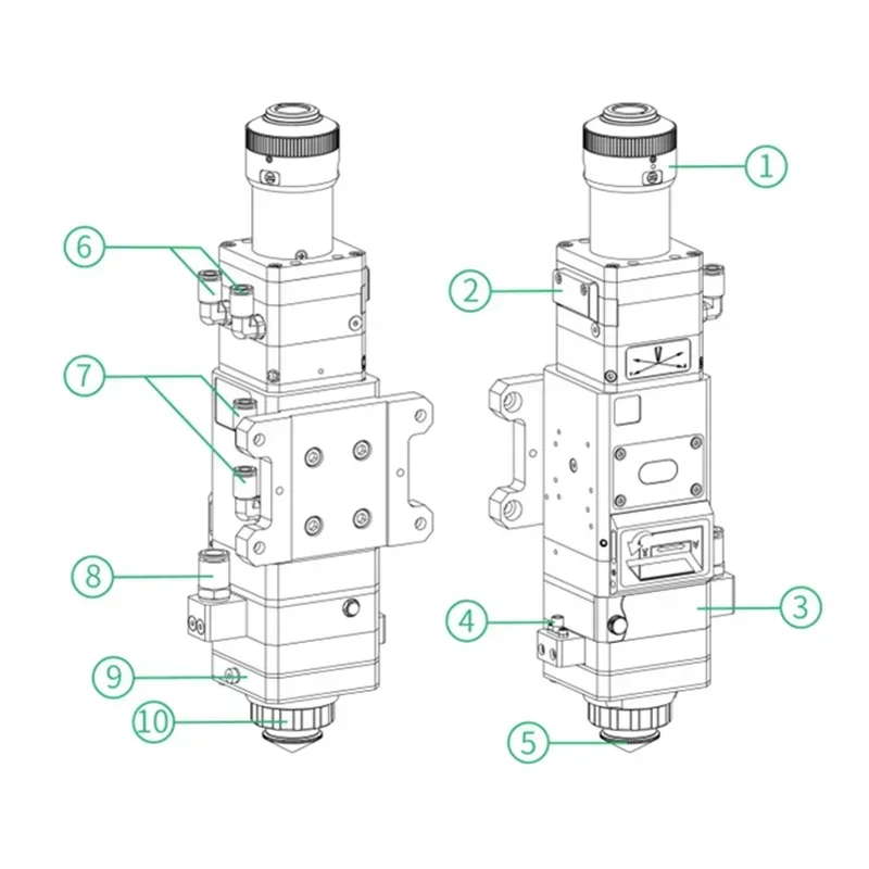 Tête de coupe de Fiber 3.3KW B - Industrial Use Of Laser avis et prix