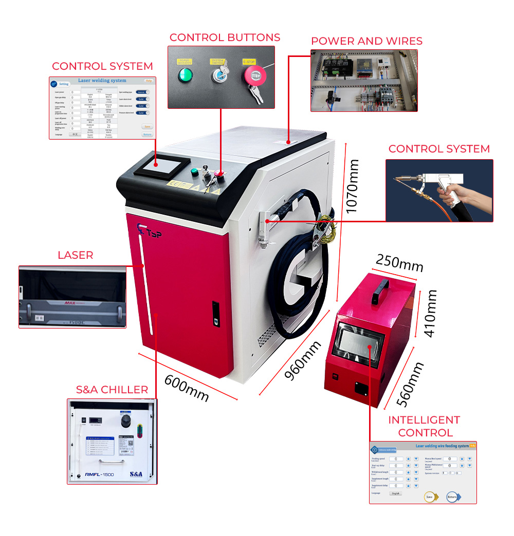 Ventes directes d'usine 1000w  - Industrial Laser Welding Machine For Sale avis et prix
