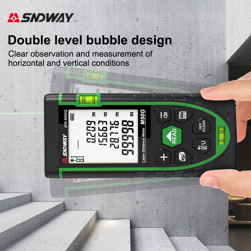 Télémètre laser SNDWAY 50m, lu - Industrial Laser Training avis et prix