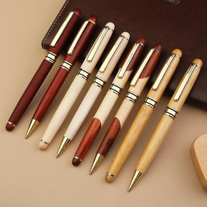 Stylo à bille en bois de bambo - Industrial Laser Pen avis et prix