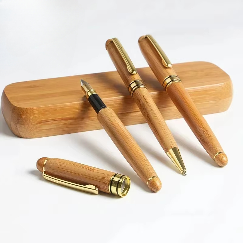 Stylo à bille en bois de bambo - Industrial Laser Pen avis et prix